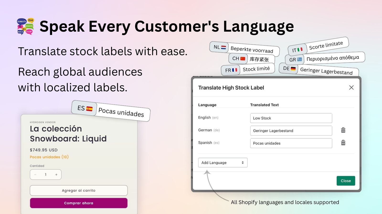 Speak Every Customer's Language